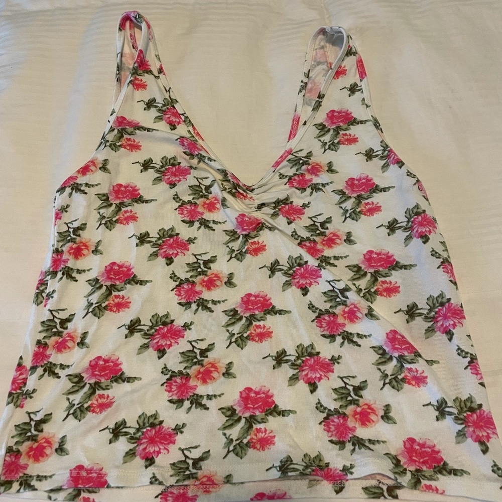 American Eagle Cropped Tank Top